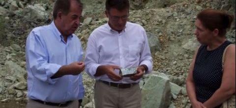 Ο Νέος Περιφερειάρχης Αν. Μακεδονίας και Θράκης στο κοίτασμα Ζεολίθου στα Πετρωτά Ο Νέος Περιφερειάρχης Αν. Μακεδονίας και Θράκης στο κοίτασμα Ζεολίθου στα Πετρωτά