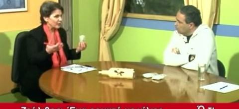 Συνέντευξη του Νίκου Λυγερού για τον ζεόλιθο στο TV10 Θεσσαλίας