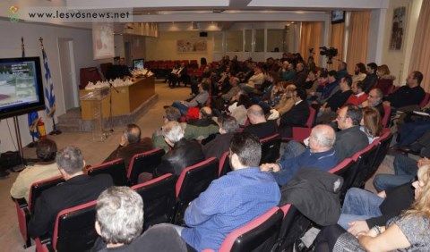 Διάλεξη του Νίκου Λυγερού στη Μυτιλήνη για ζεόλιθο.