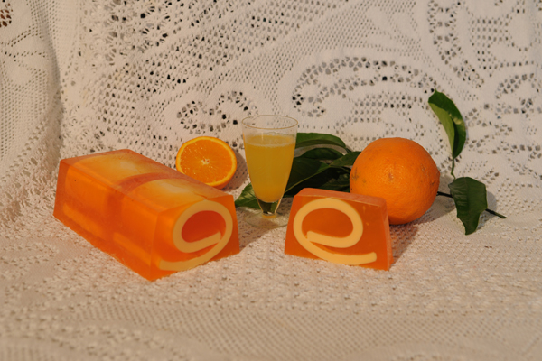 Σαπούνι Ζεόλιθος -- Πορτοκάλι - Ζεόλιθος.